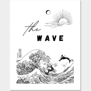 The giant wave Posters and Art